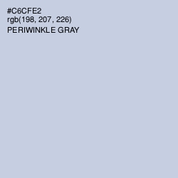 #C6CFE2 - Periwinkle Gray Color Image
